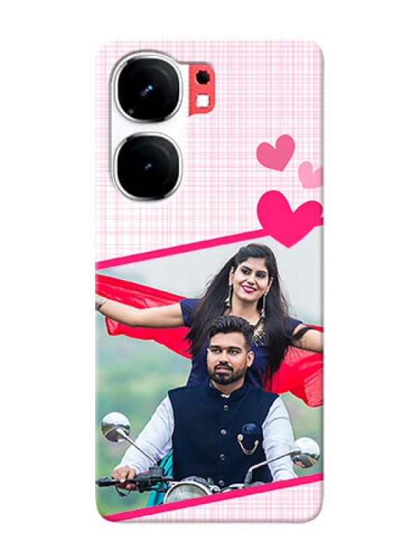 Custom iQOO Neo 9 Pro 5G Personalised Phone Cases: Love Shape Heart Design