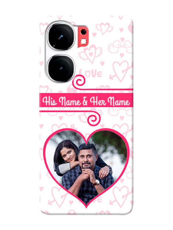 Custom iQOO Neo 9 Pro 5G Personalized Phone Cases: Heart Shape Love Design