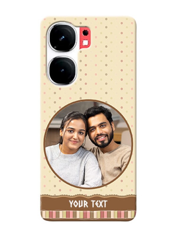 Custom iQOO Neo 9 Pro 5G Mobile Cases: Brown Dotted Mobile Case Design