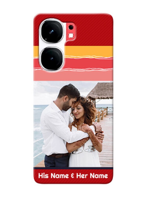 Custom iQOO Neo 9 Pro 5G custom mobile phone covers: Colorful Case Design