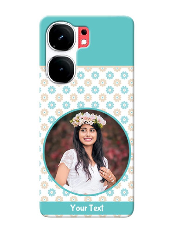 Custom iQOO Neo 9 Pro 5G Custom Mobile Back Covers: Beautiful Flowers Design