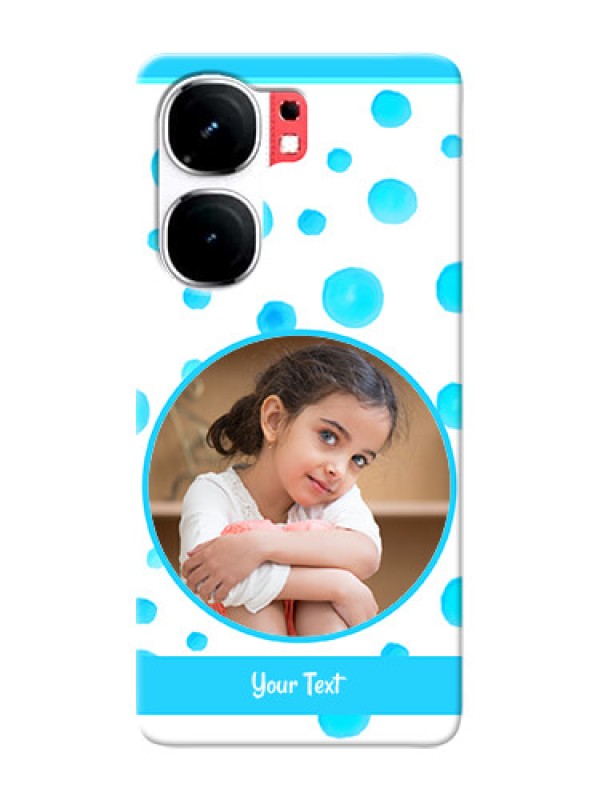 Custom iQOO Neo 9 Pro 5G Custom Phone Covers: Blue Bubbles Pattern Design
