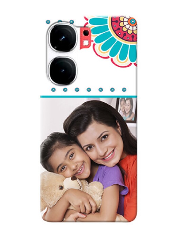 Custom iQOO Neo 9 Pro 5G custom mobile phone cases: Flower Design