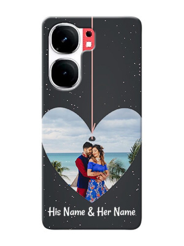 Custom iQOO Neo 9 Pro 5G custom phone cases: Hanging Heart Design