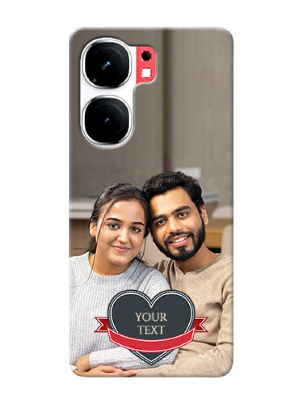 Custom iQOO Neo 9 Pro 5G mobile back covers online: Just Married Couple Design