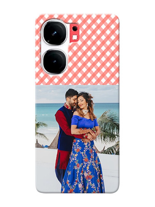 Custom iQOO Neo 9 Pro 5G custom mobile cases: Pink Pattern Design