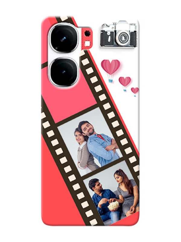 Custom iQOO Neo 9 Pro 5G custom phone covers: 3 Image Holder with Film Reel