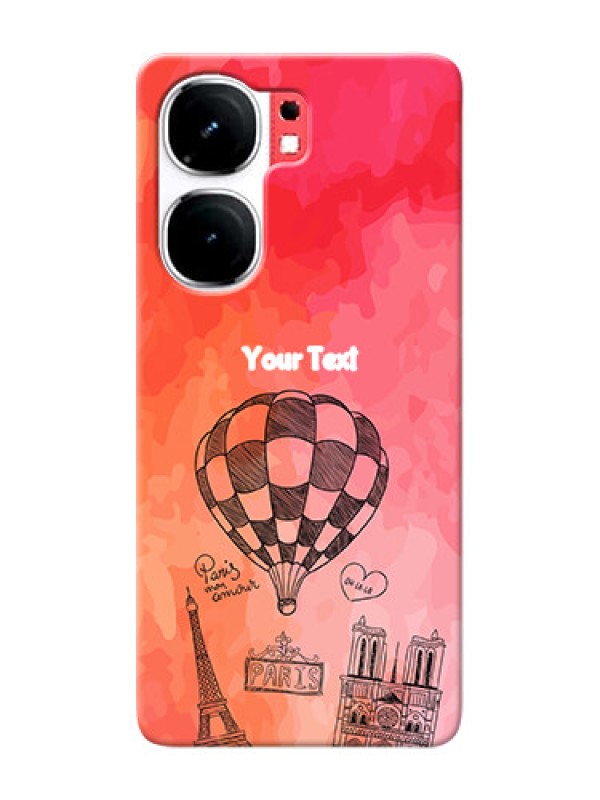 Custom iQOO Neo 9 Pro 5G Personalized Mobile Covers: Paris Theme Design