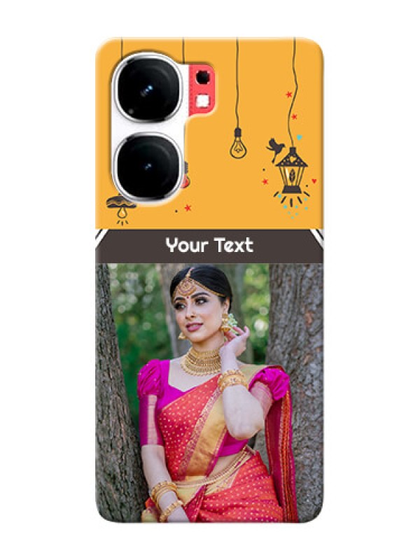 Custom iQOO Neo 9 Pro 5G custom back covers with Family Picture and Icons