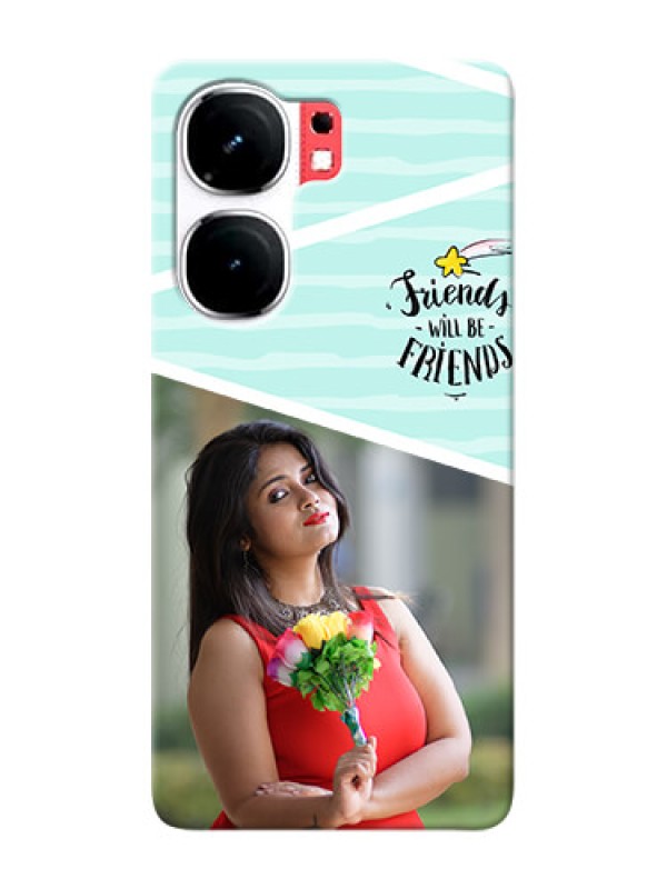 Custom iQOO Neo 9 Pro 5G Mobile Back Covers: Friends Picture Icon Design