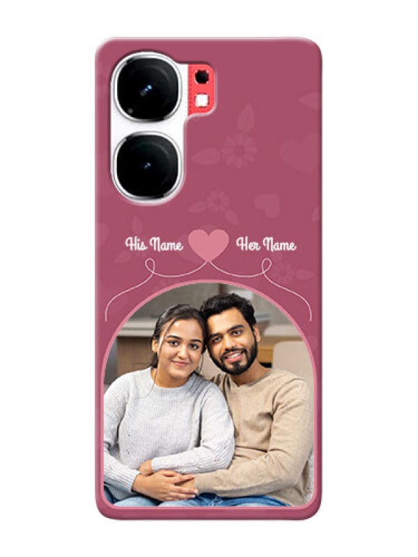 Custom iQOO Neo 9 Pro 5G mobile phone covers: Love Floral Design