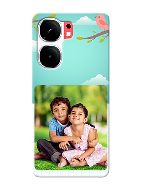 Custom iQOO Neo 9 Pro 5G phone cases online: Doodle love Design