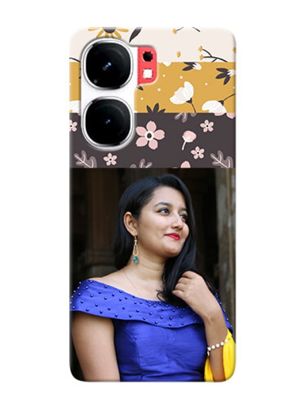 Custom iQOO Neo 9 Pro 5G mobile cases online: Stylish Floral Design