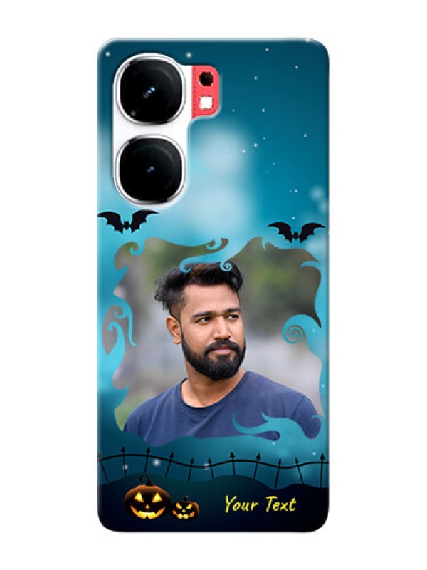 Custom iQOO Neo 9 Pro 5G Personalised Phone Cases: Halloween frame design