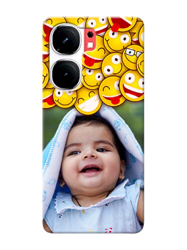 Custom iQOO Neo 9 Pro 5G Custom Phone Cases with Smiley Emoji Design