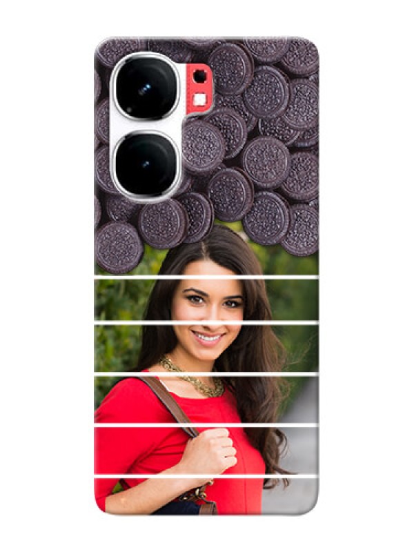 Custom iQOO Neo 9 Pro 5G Custom Mobile Covers with Oreo Biscuit Design