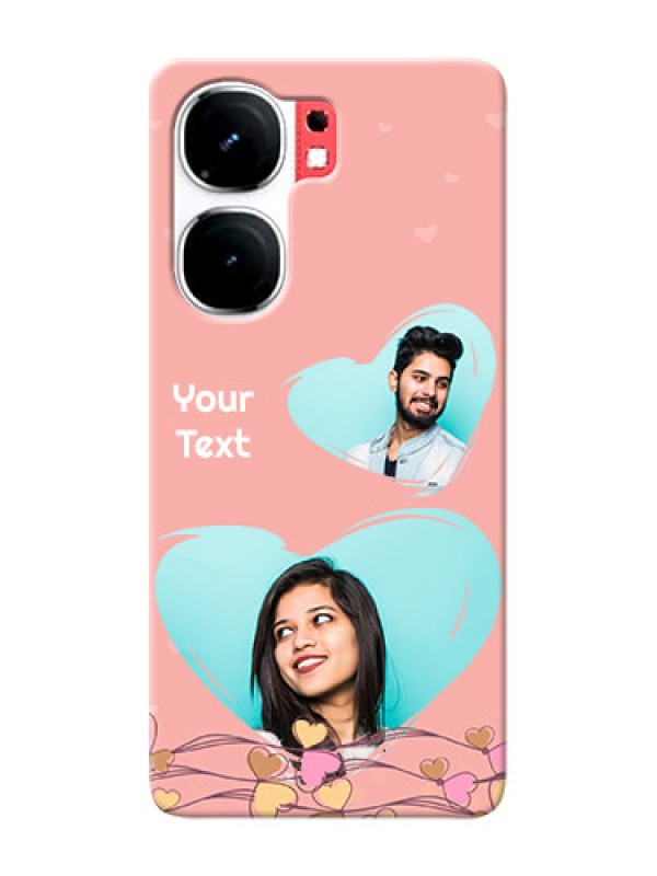 Custom iQOO Neo 9 Pro 5G customized phone cases: Love Doodle Design