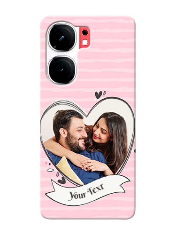 Custom iQOO Neo 9 Pro 5G custom mobile phone covers: Vintage Heart Design