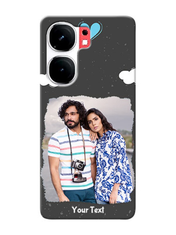 Custom iQOO Neo 9 Pro 5G Mobile Back Covers: splashes with love doodles Design