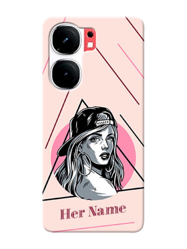 Custom iQOO Neo 9 Pro 5G Personalized Phone Case with Rockstar Girl Design