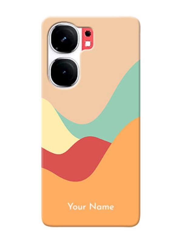 Custom iQOO Neo 9 Pro 5G Personalized Phone Case with Ocean Waves Multicolour Design