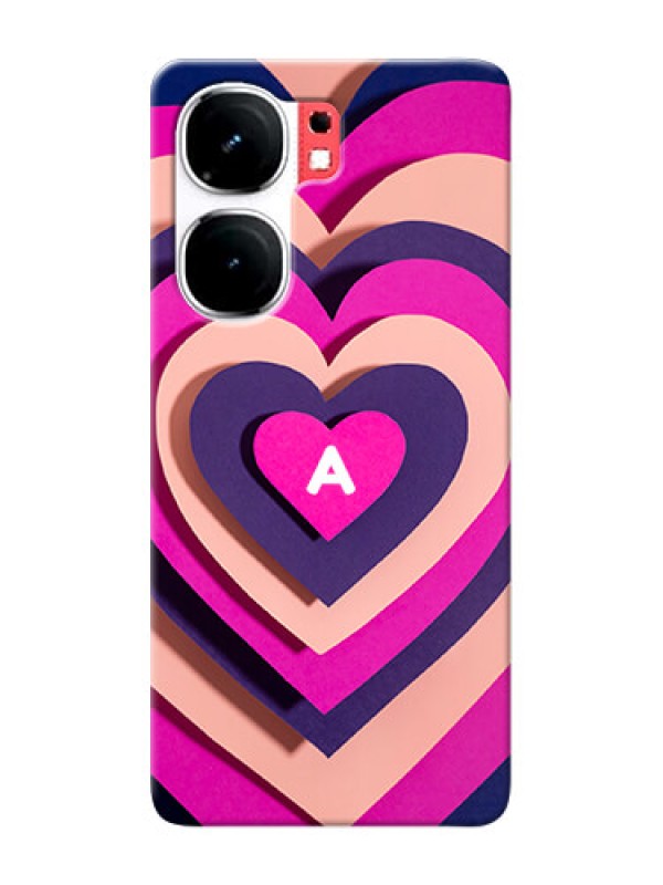Custom iQOO Neo 9 Pro 5G Custom Mobile Case with Cute Heart Pattern Design