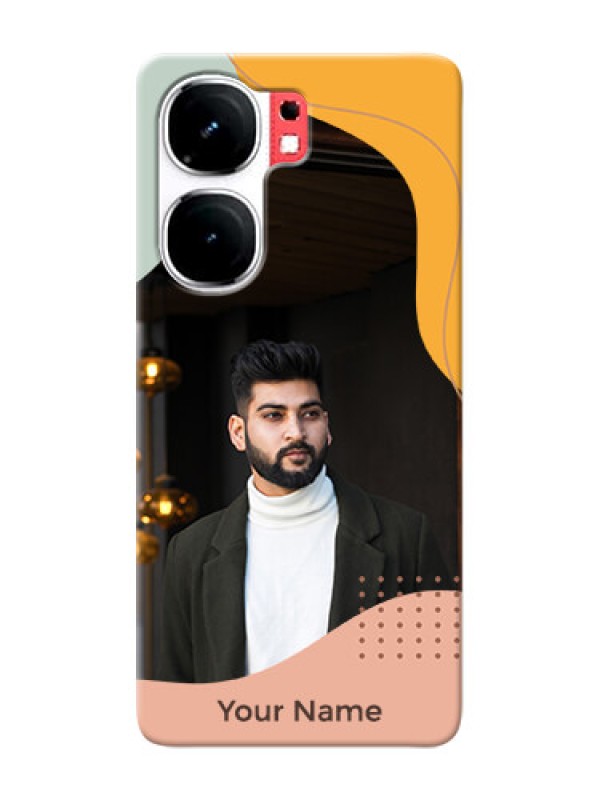 Custom iQOO Neo 9 Pro 5G Personalized Phone Case with Tricoloured overlay design
