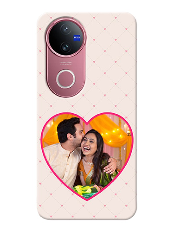 Custom iQOO Z10R Custom Hard Phone Case - Heart Shape Design