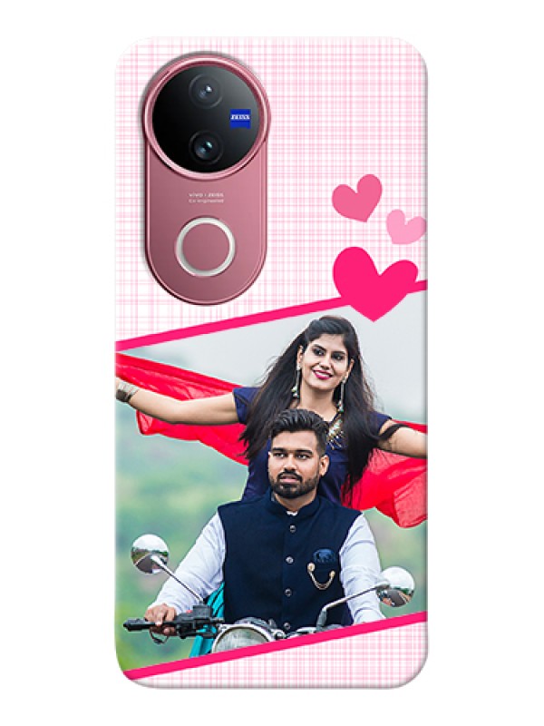 Custom iQOO Z10R Custom Hard Phone Case - Love Shape Heart Design