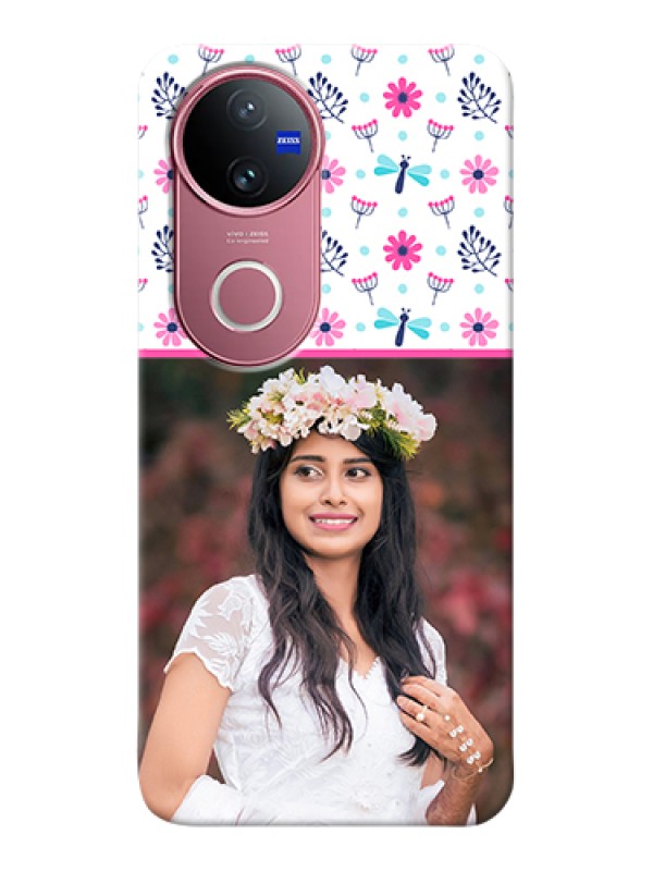 Custom iQOO Z10R Custom Hard Phone Case - Colorful Flower Design