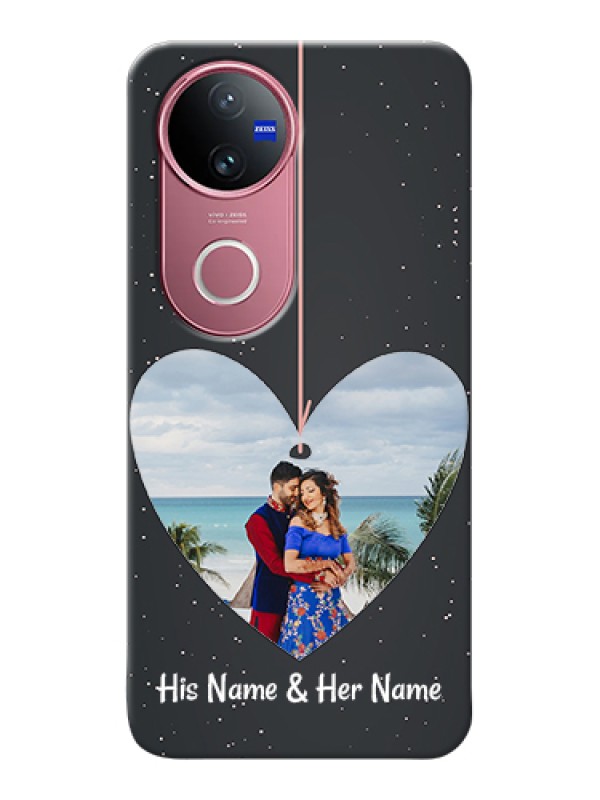 Custom iQOO Z10R Custom Hard Phone Case - Hanging Heart Design