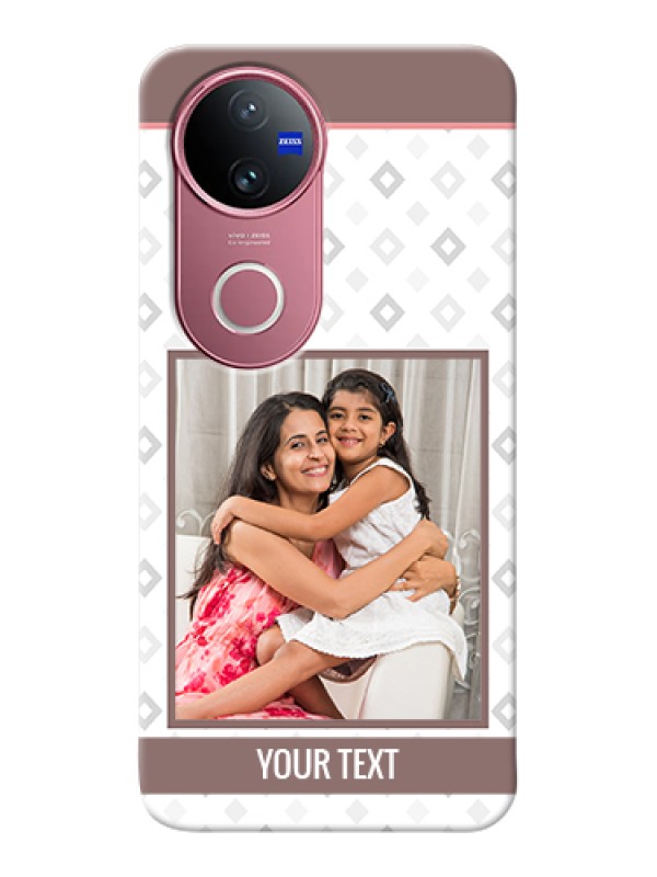 Custom iQOO Z10R Custom Hard Phone Case - Simple Diamond Design