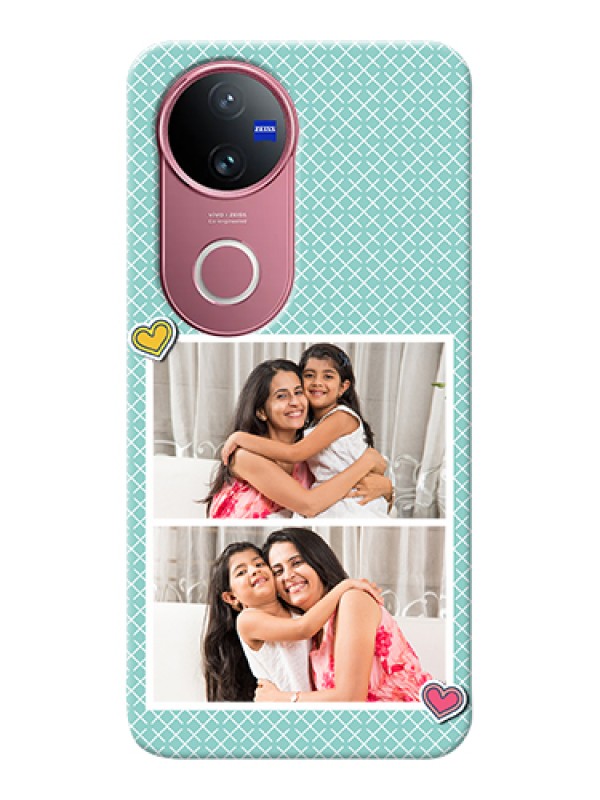 Custom iQOO Z10R Custom Hard Phone Case - 2 Image Holder With Pattern Design