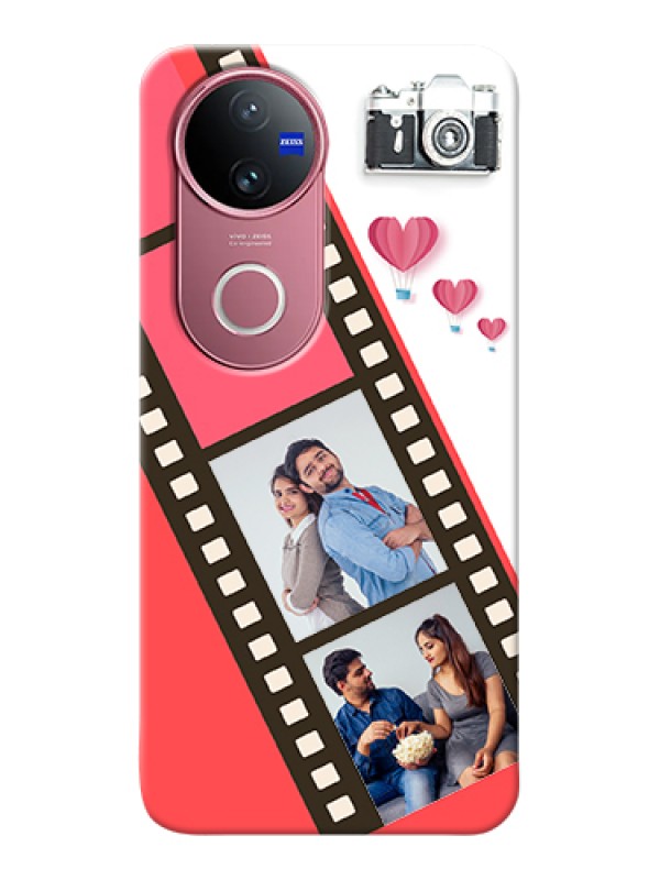 Custom iQOO Z10R Custom Hard Phone Case - 3 Image Holder With Film Reel