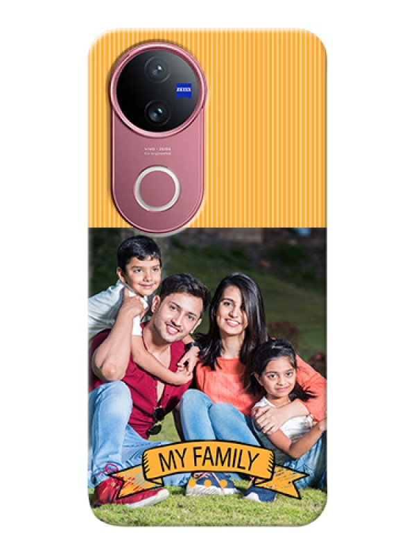 Custom iQOO Z10R Custom Hard Phone Case - My Family Design