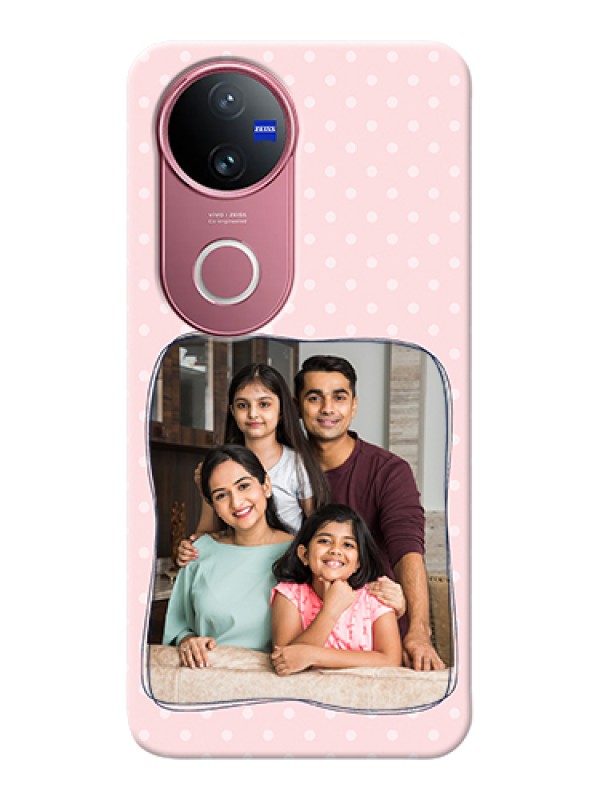 Custom iQOO Z10R Custom Hard Phone Case - Family With Dots Design