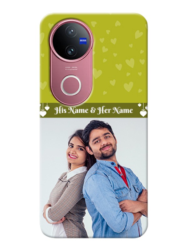 Custom iQOO Z10R Custom Hard Phone Case - You & Me Heart Design