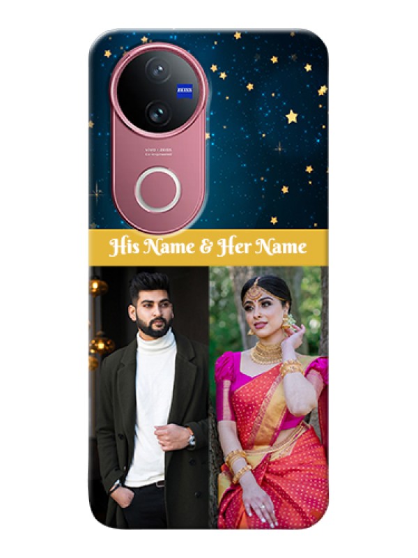 Custom iQOO Z10R Custom Hard Phone Case - Galaxy Stars Backdrop Design