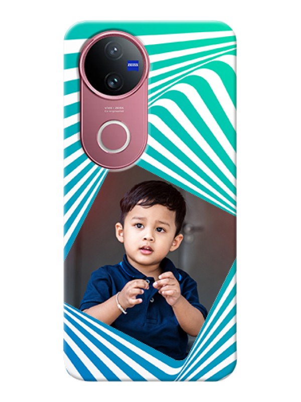 Custom iQOO Z10R Custom Hard Phone Case - Abstract Spiral Design