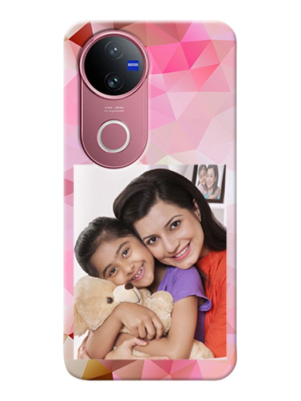 Custom iQOO Z10R Custom Hard Phone Case - Abstract Triangle Design