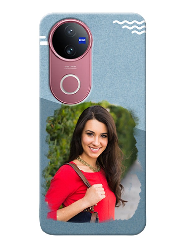 Custom iQOO Z10R Custom Hard Phone Case - Grunge Line Art Design