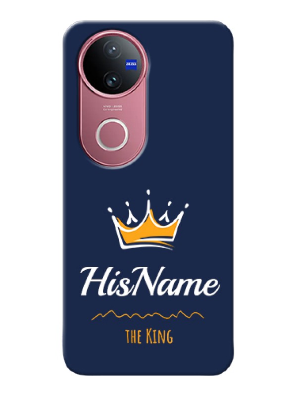Custom iQOO Z10R Custom Hard Phone Case - King With Name Design