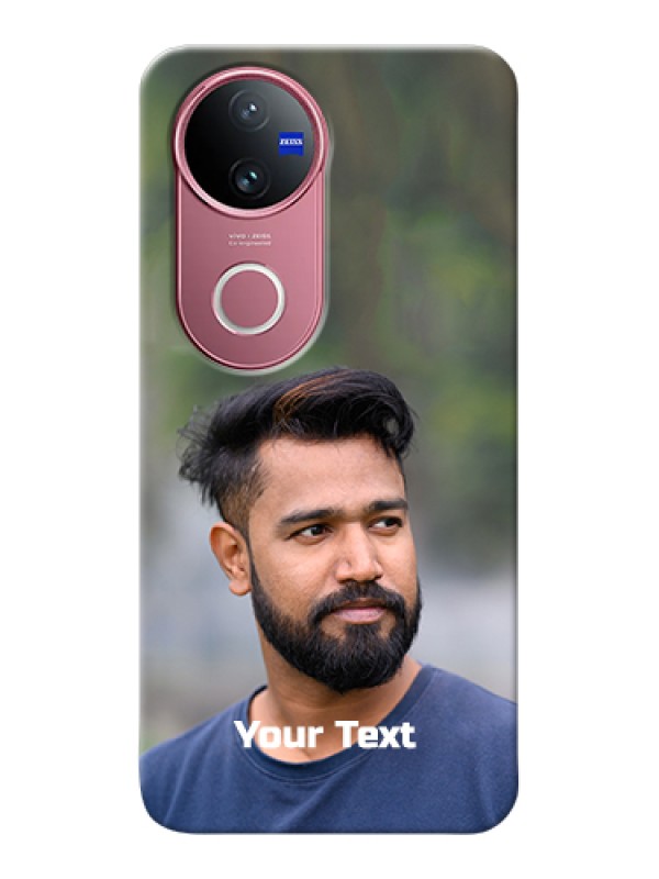 Custom iQOO Z10R Custom Hard Phone Case - Photo With Text Design