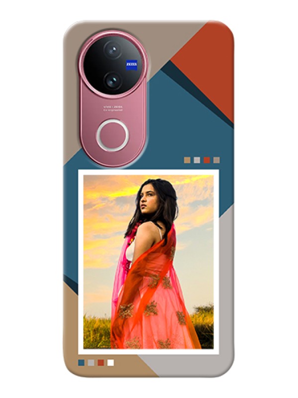 Custom iQOO Z10R Custom Hard Phone Case - Retro Color Pallet Design