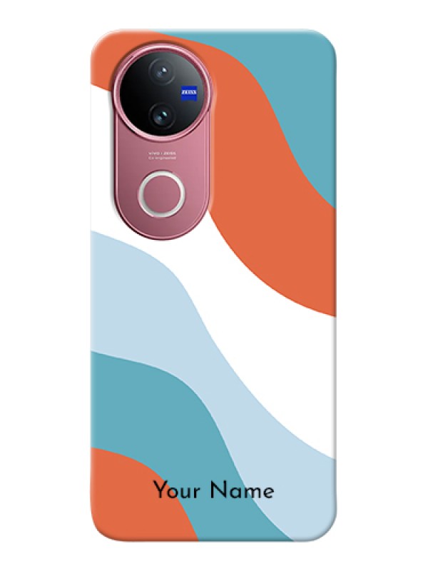 Custom iQOO Z10R Custom Hard Phone Case - Coloured Waves Design