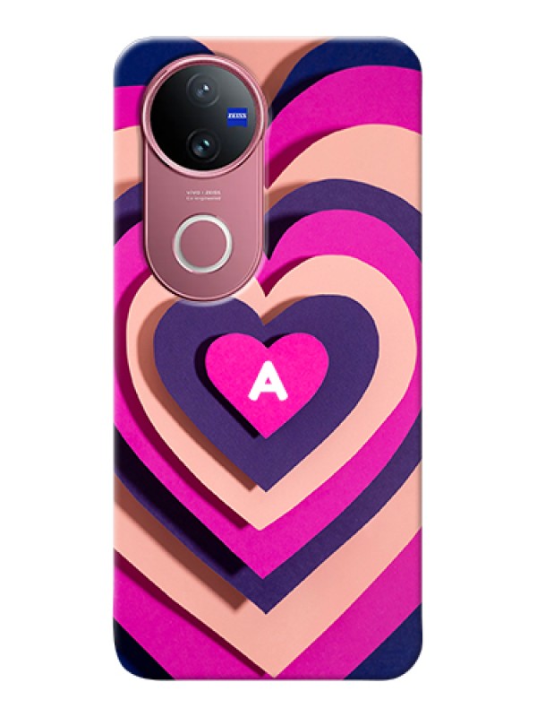 Custom iQOO Z10R Custom Hard Phone Case - Cute Heart Pattern Design