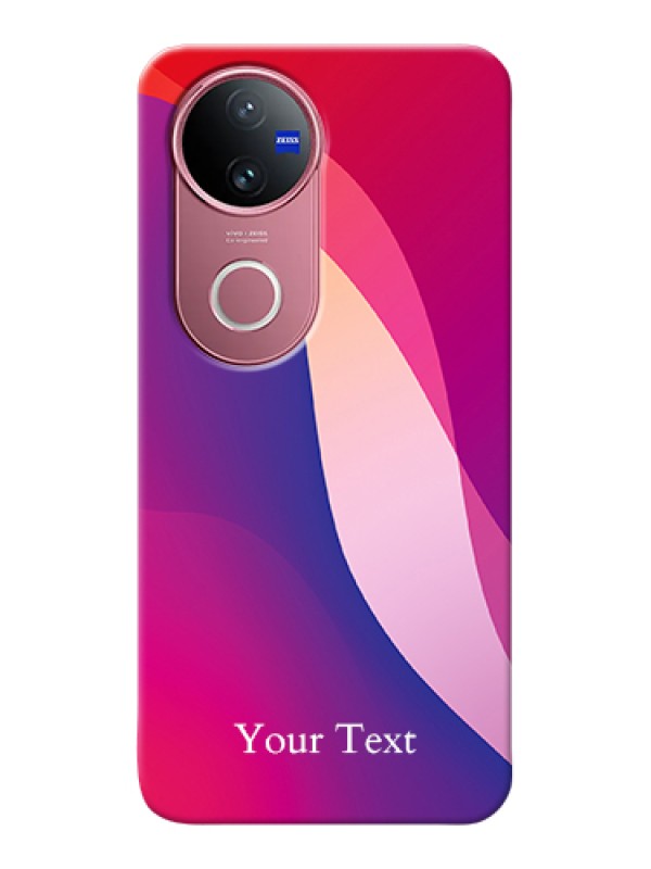 Custom iQOO Z10R Custom Hard Phone Case - Digital Abstract Overlap Design