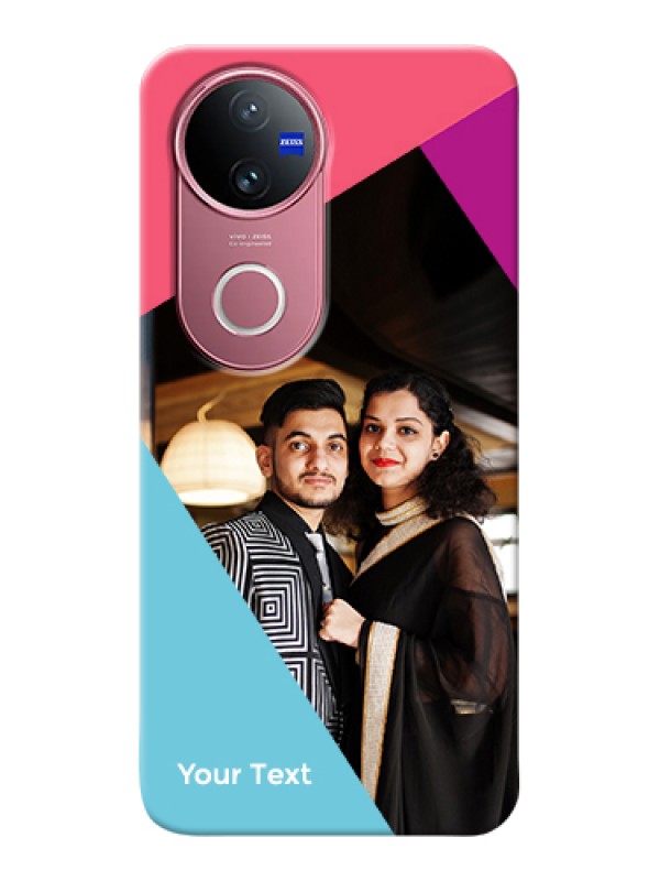 Custom iQOO Z10R Custom Hard Phone Case - Stacked Triple Colour Design