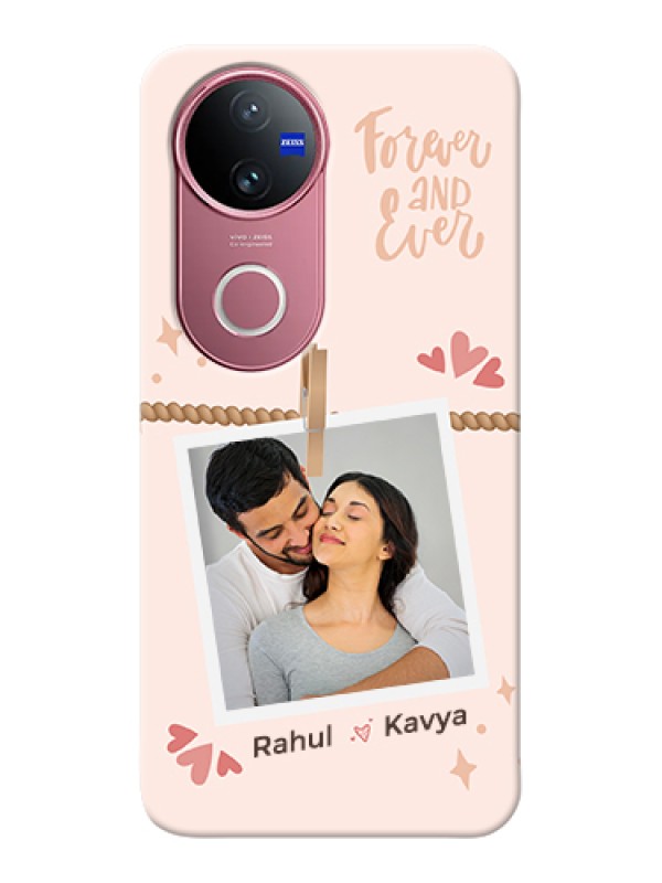 Custom iQOO Z10R Custom Hard Phone Case - Forever And Ever Love Design