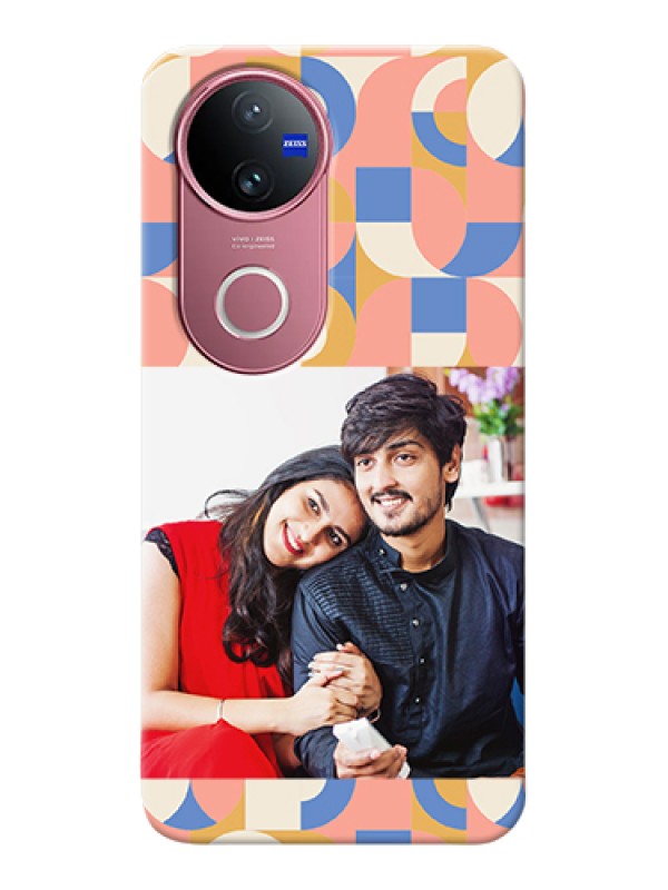 Custom iQOO Z10R Custom Hard Phone Case - Semi - Circle Maze Pattern Design